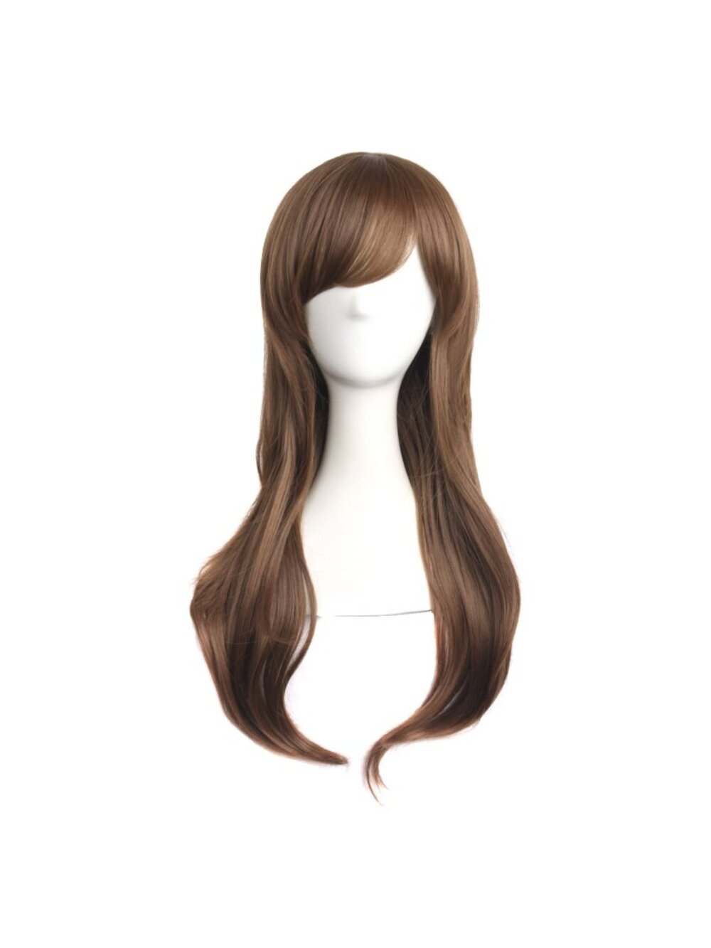 Women's Brown Camel 28" 70cm Long Curly Ends Costume Cosplay Modern Hair Wig